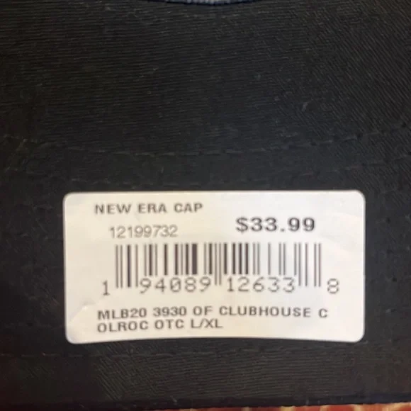 Colorado Rockies New Era 39Thirty Hat - Size L-XL - Picture 7 of 7